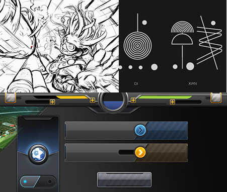 星空娛樂UI設(shè)計